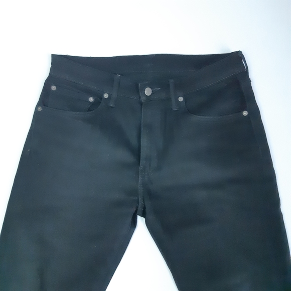 Levi's 512 slim fit tapered black jeans, tagged size 32x34 - Picture 3 of 4